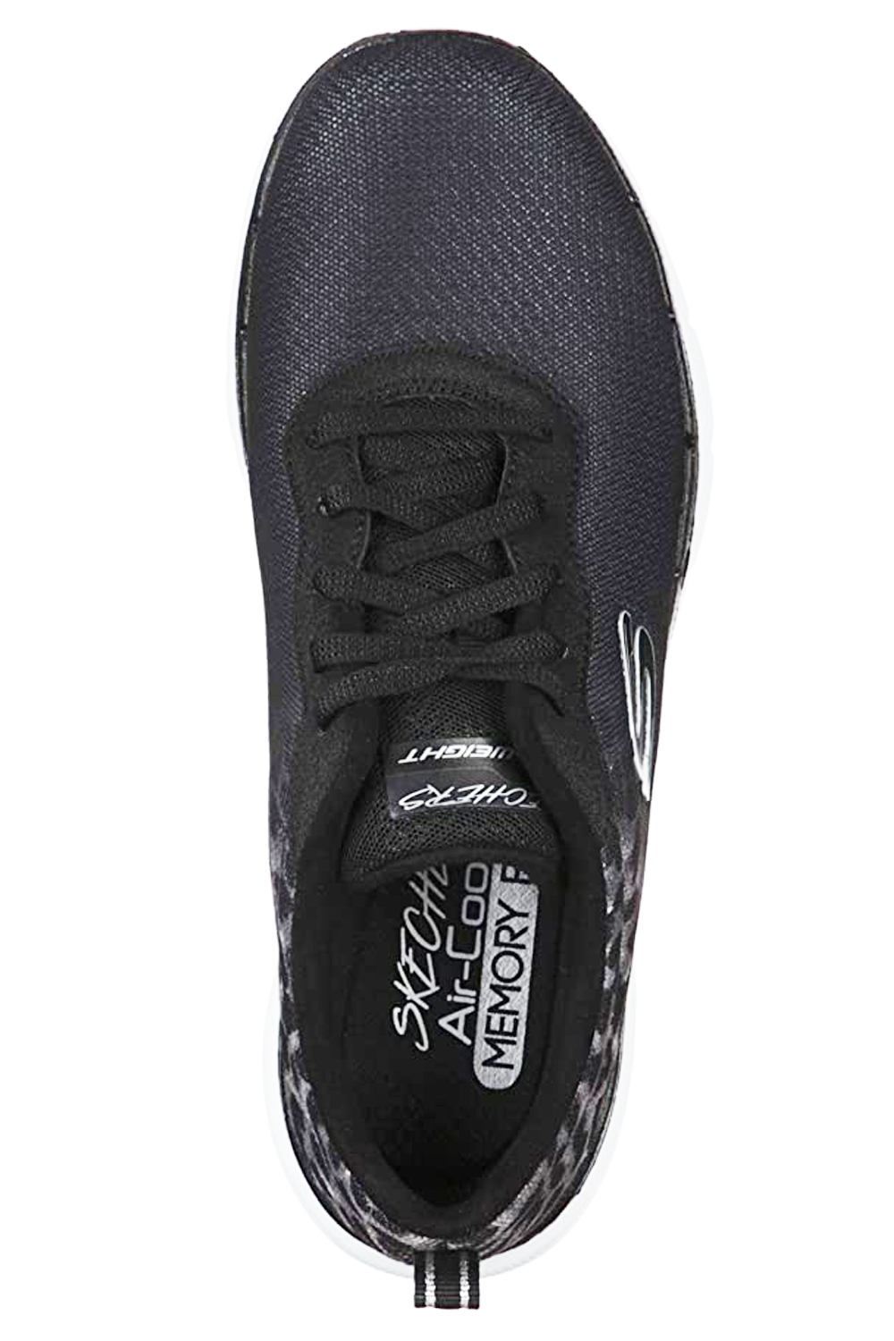 Skechers Womens Flex Appeal 3.0 Leopard Trainers Lace Up Memory Foam Sport Shoes | eBay