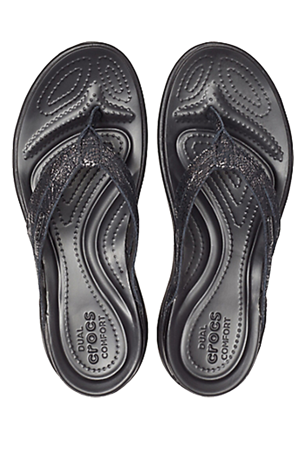 Crocs Womens Capri Strappy Flip Flops Ladies Dual Comfort Cushioned Thong Sandal | eBay