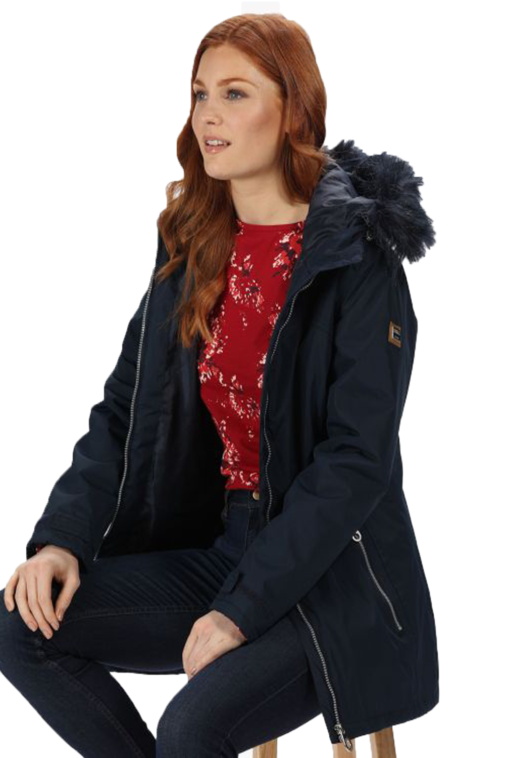 Regatta Womens Myla Waterproof Insulated Hydrafort Hooded Parka Jacket Coat