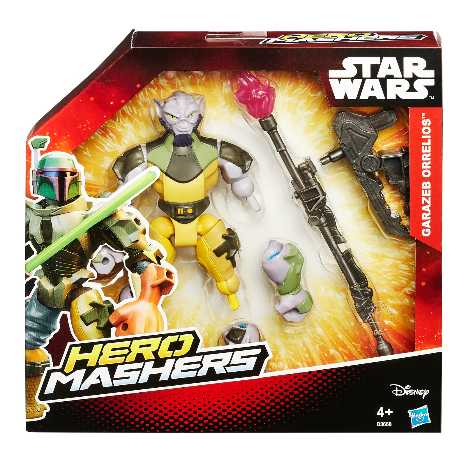 Star Wars Deluxe Hero Mashers Hasbro The Force Awakens New 6