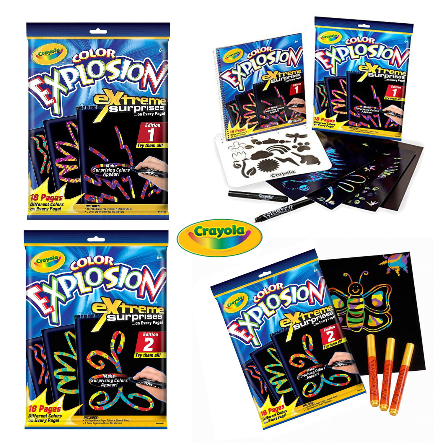 Download 98+ Products Crayola Neon Explosion Markers Paper Product