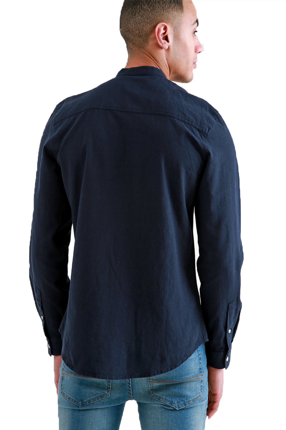 mens long sleeve linen shirts uk