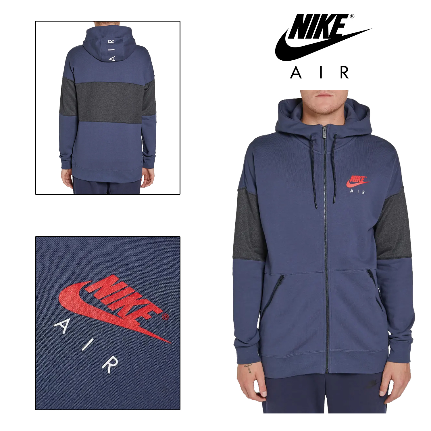 navy blue tracksuit nike