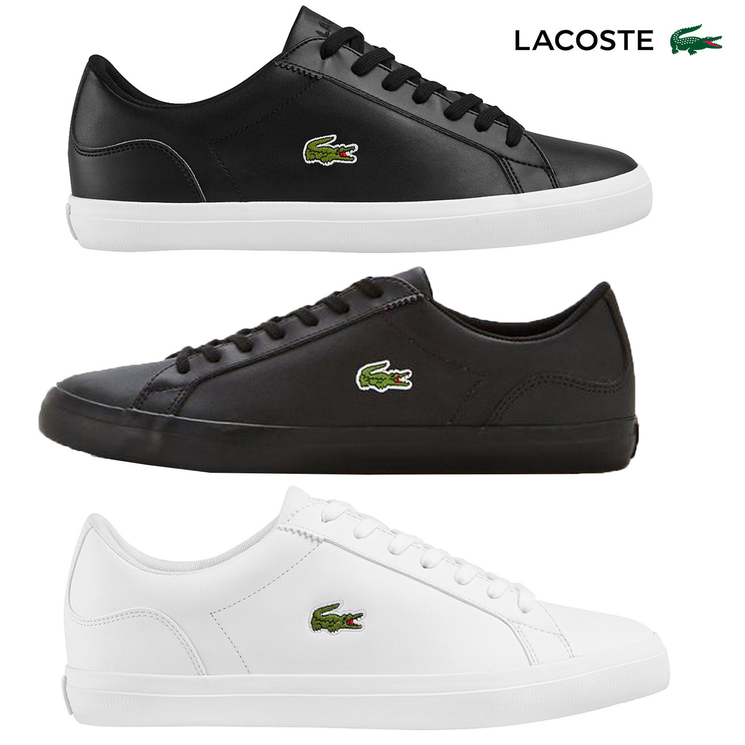 Unisex Lacoste Lerond Trainers Smart 