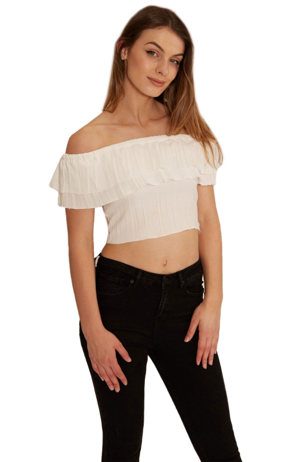 ladies bardot tops uk