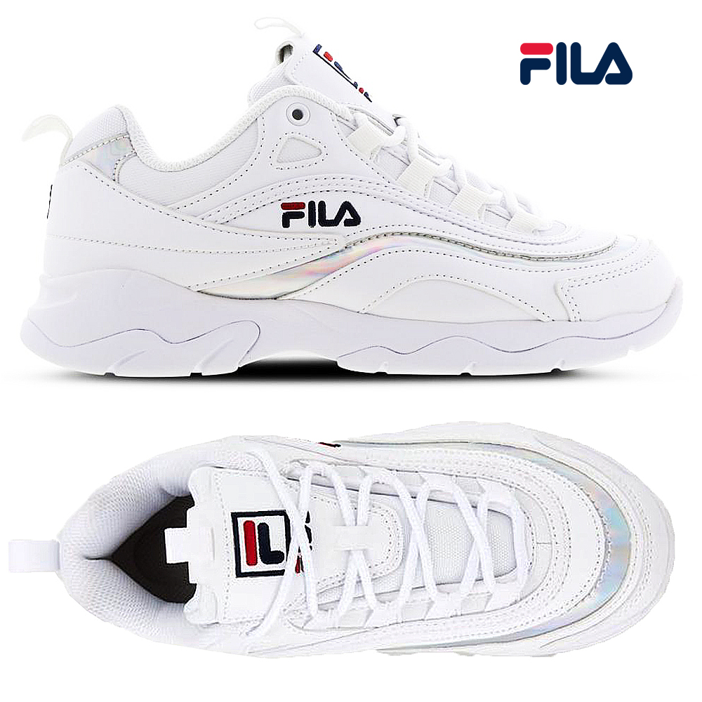 iridescent fila trainers