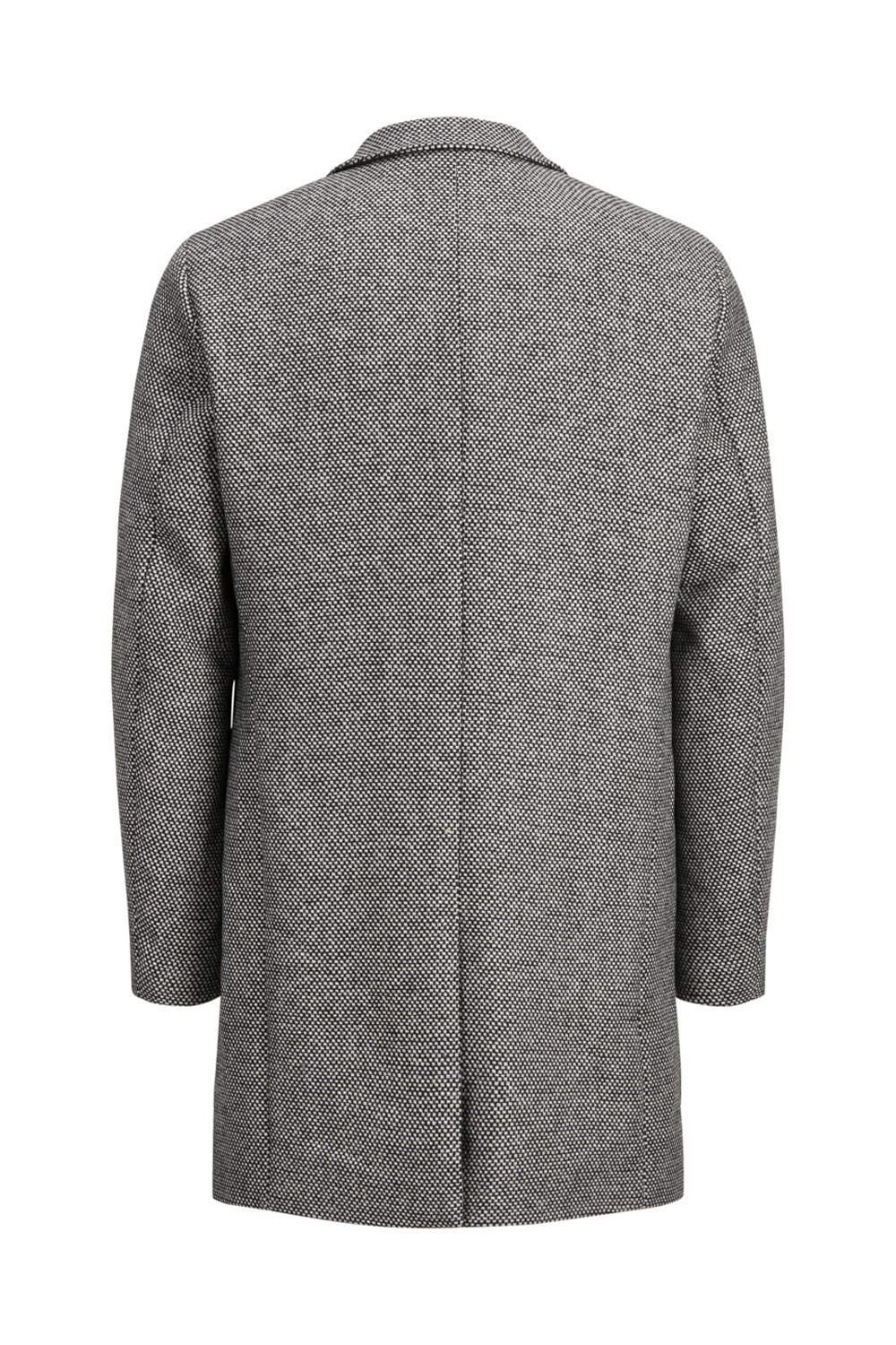 Jack & Jones Mens Moulder Classic Smart Overcoat Buttoned Lapel Wool ...