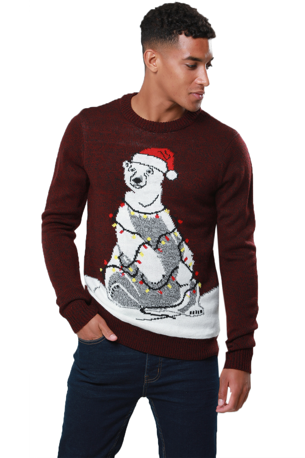 light up christmas jumpers mens