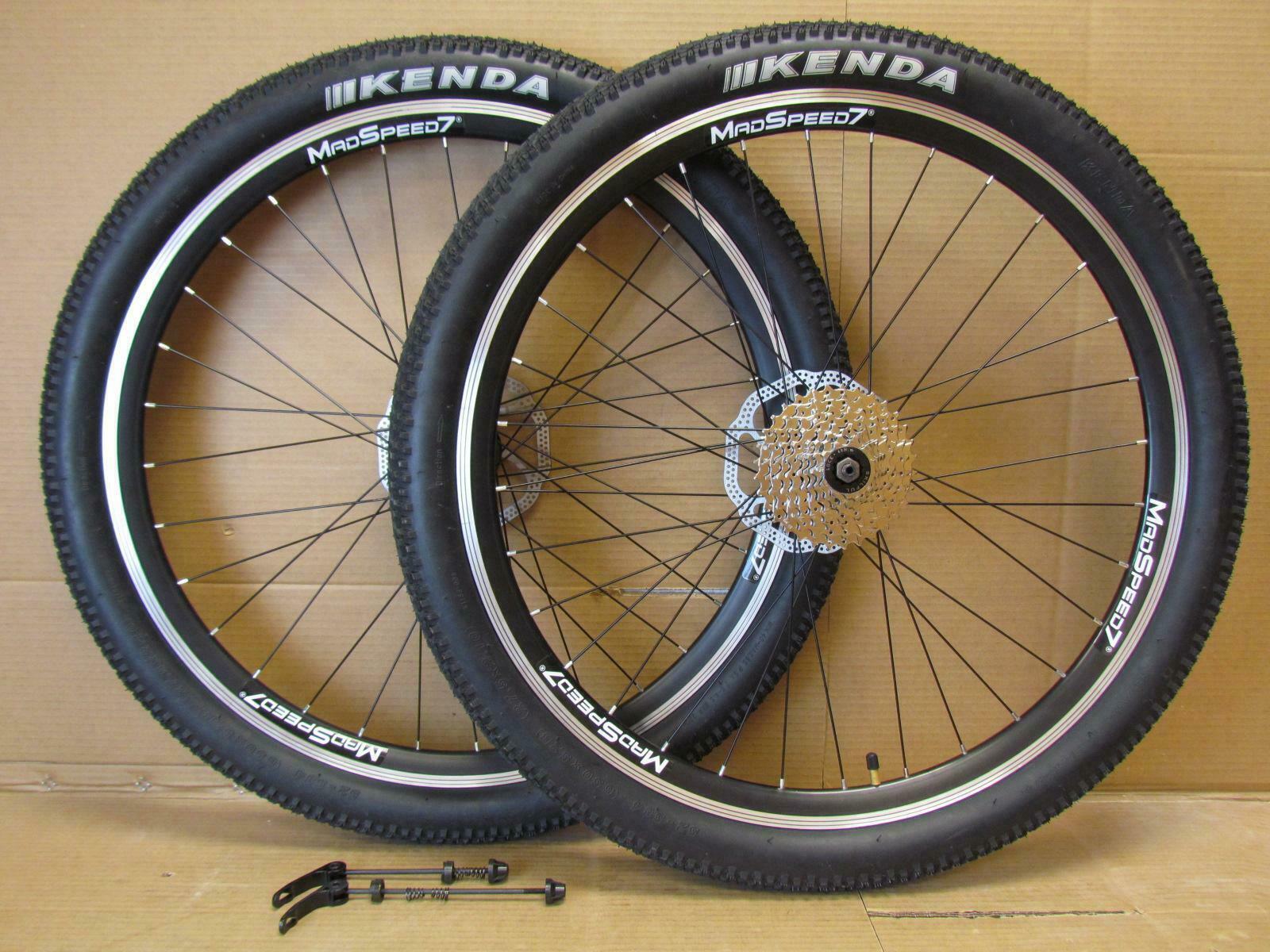 QR 27.5 650B MTB Bike Disc Rim Brake Wheel Set 7/8/9/10 Speed Kenda  27.5x2.1
