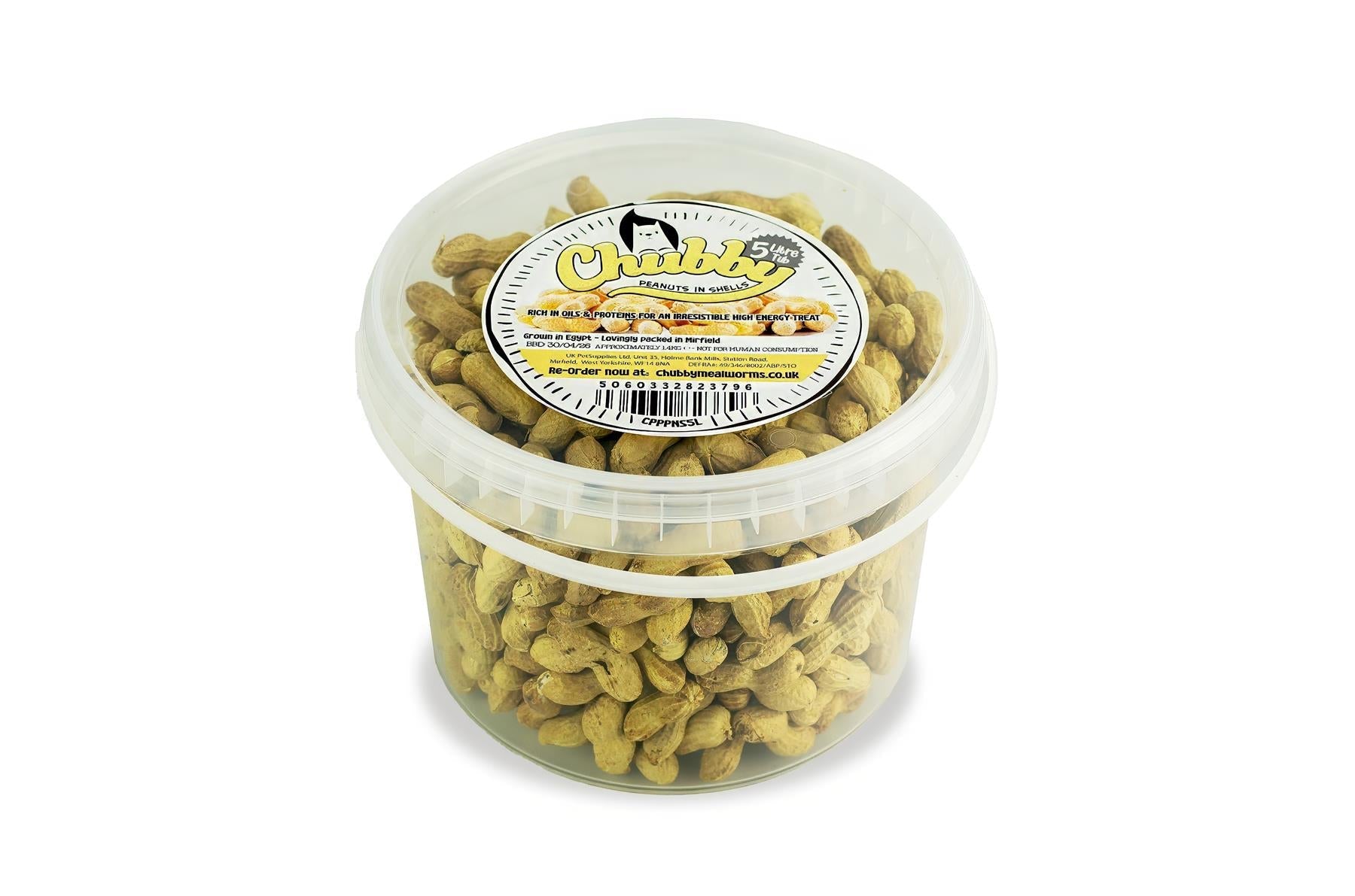 Peanuts in Shells 5L Tub Monkey Nuts Chubby Squirrel Wild Bird Food