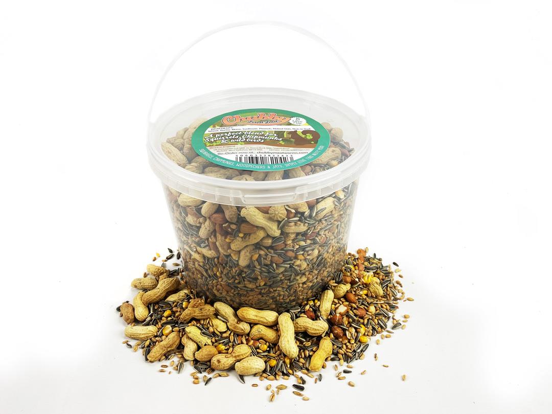 Squirrel Food Seed Nut Mix 5L Chubby Forest Feast Wildlife Feed