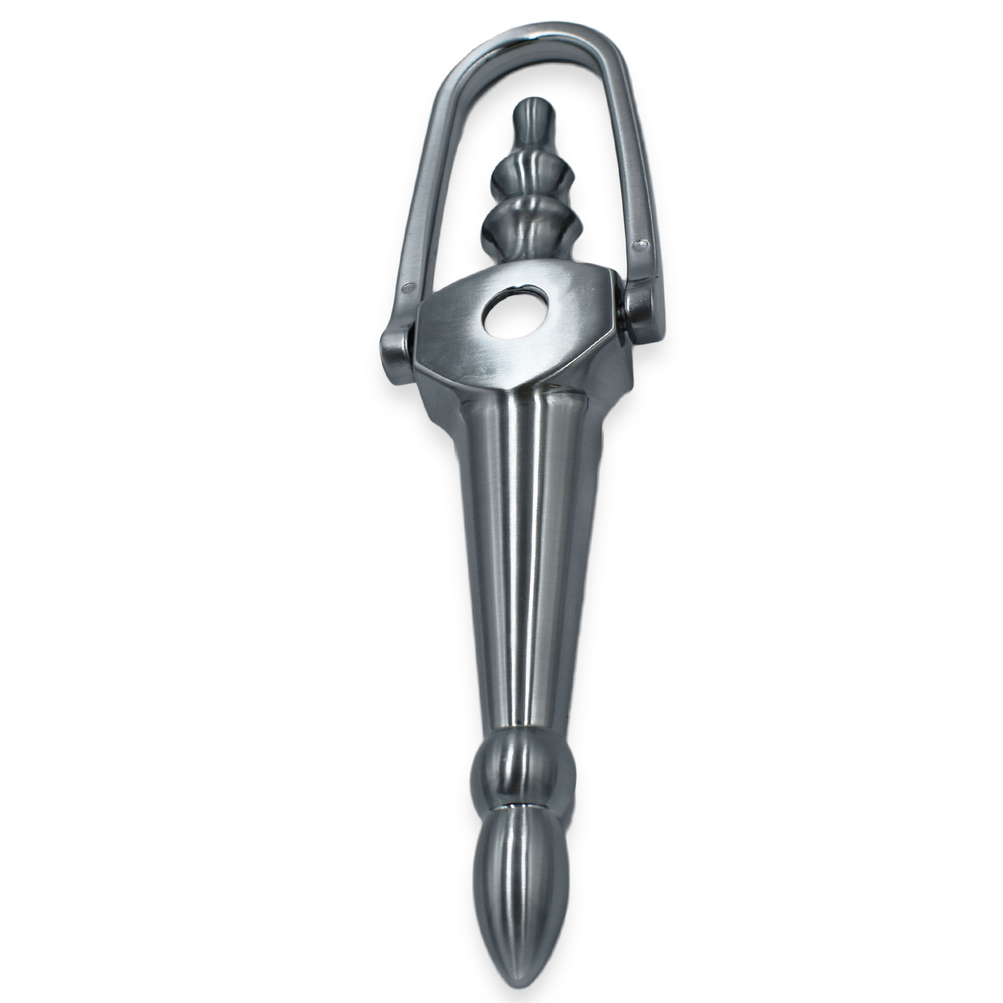 Graphite Fab & Fix Victorian Urn Slim Face Fix Door Knocker Fixing