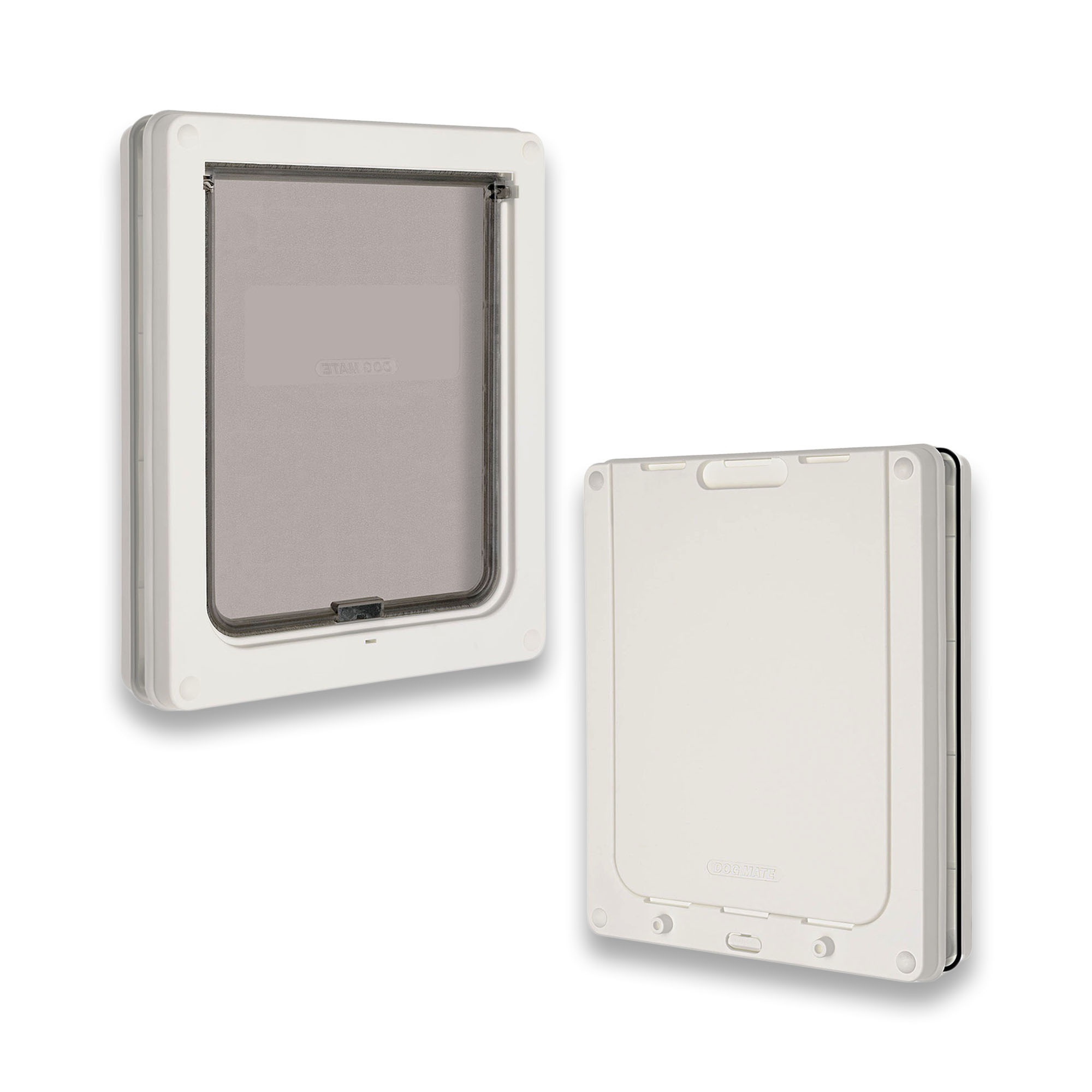 Dog Door Flap Medium Size White Cat Door Flap Size 26cm x 22cm eBay