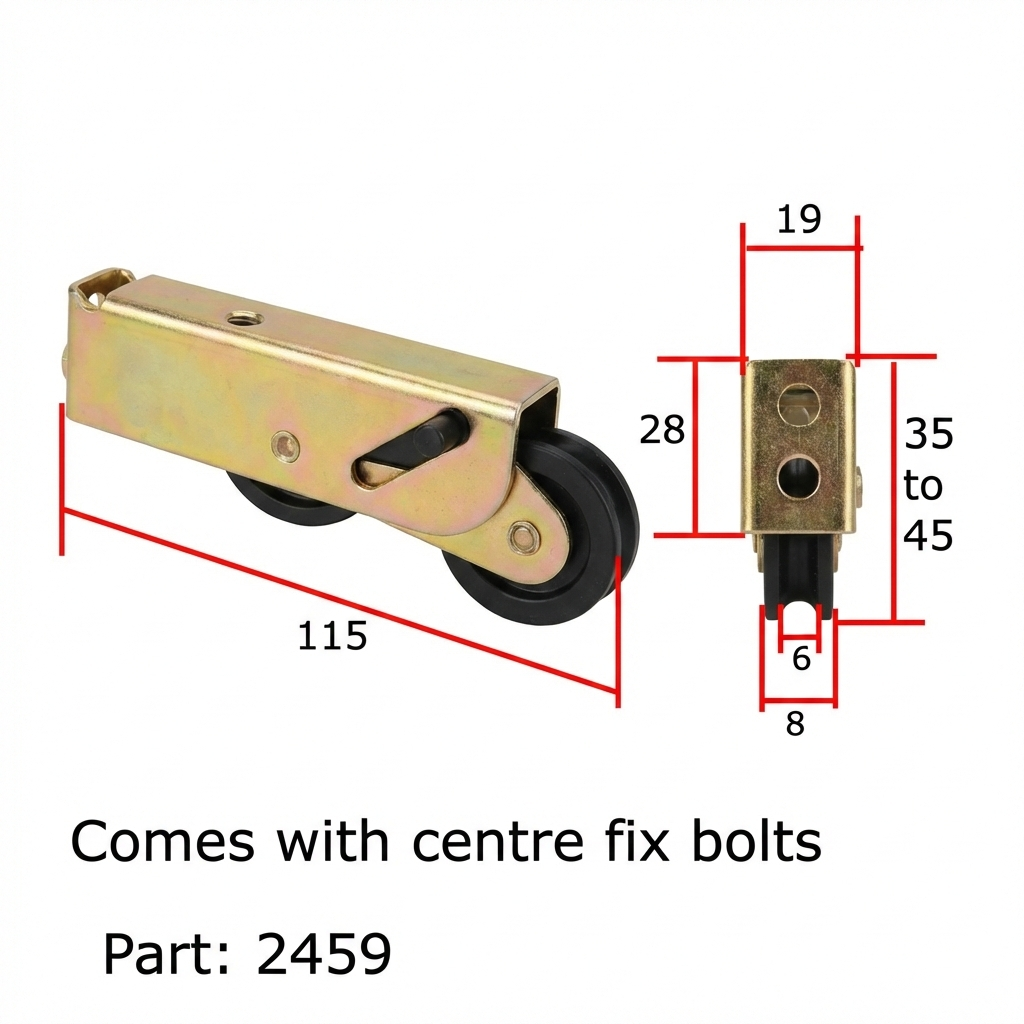 Nylon Wheel Close Up Detail
