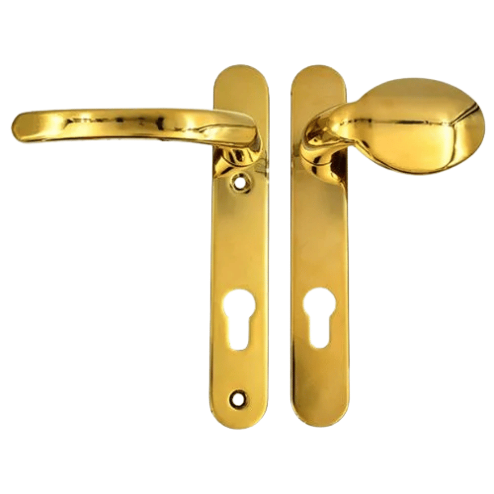 Lever Moveable Pad UPVC Multipoint Door Handles – 122mm Screw Centres - Picture 11 of 12
