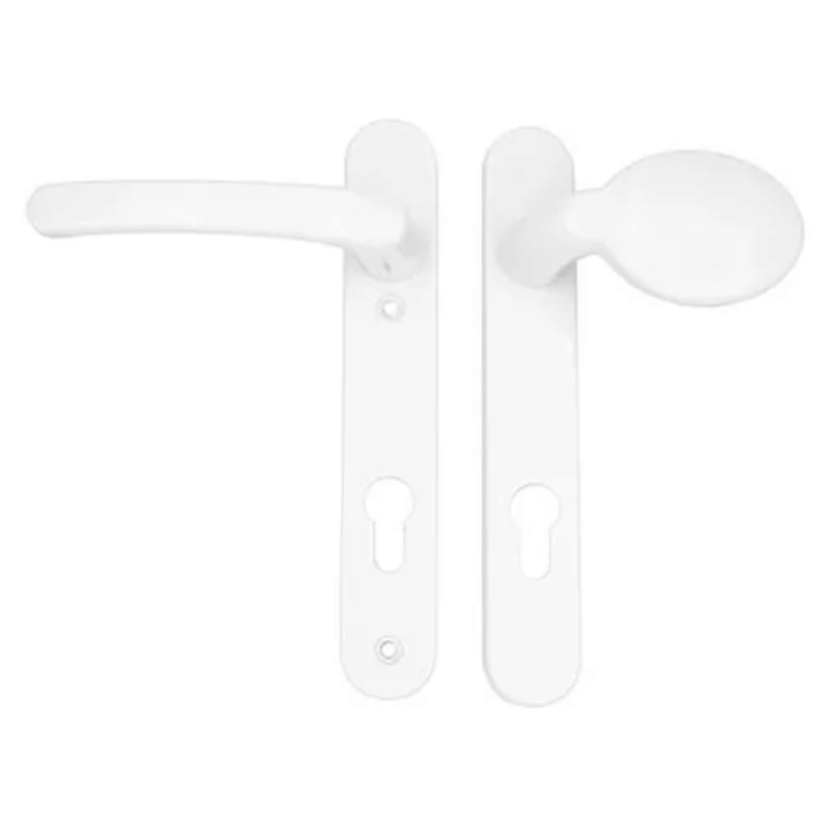 Lever Moveable Pad UPVC Multipoint Door Handles – 122mm Screw Centres - Picture 8 of 12