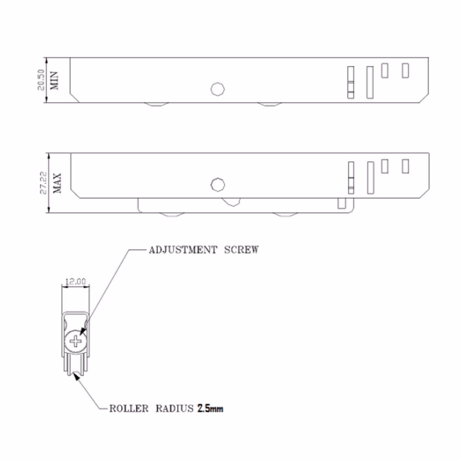 Sliding Patio Door Roller Wheels for UPVC Timber Aluminium Doors
