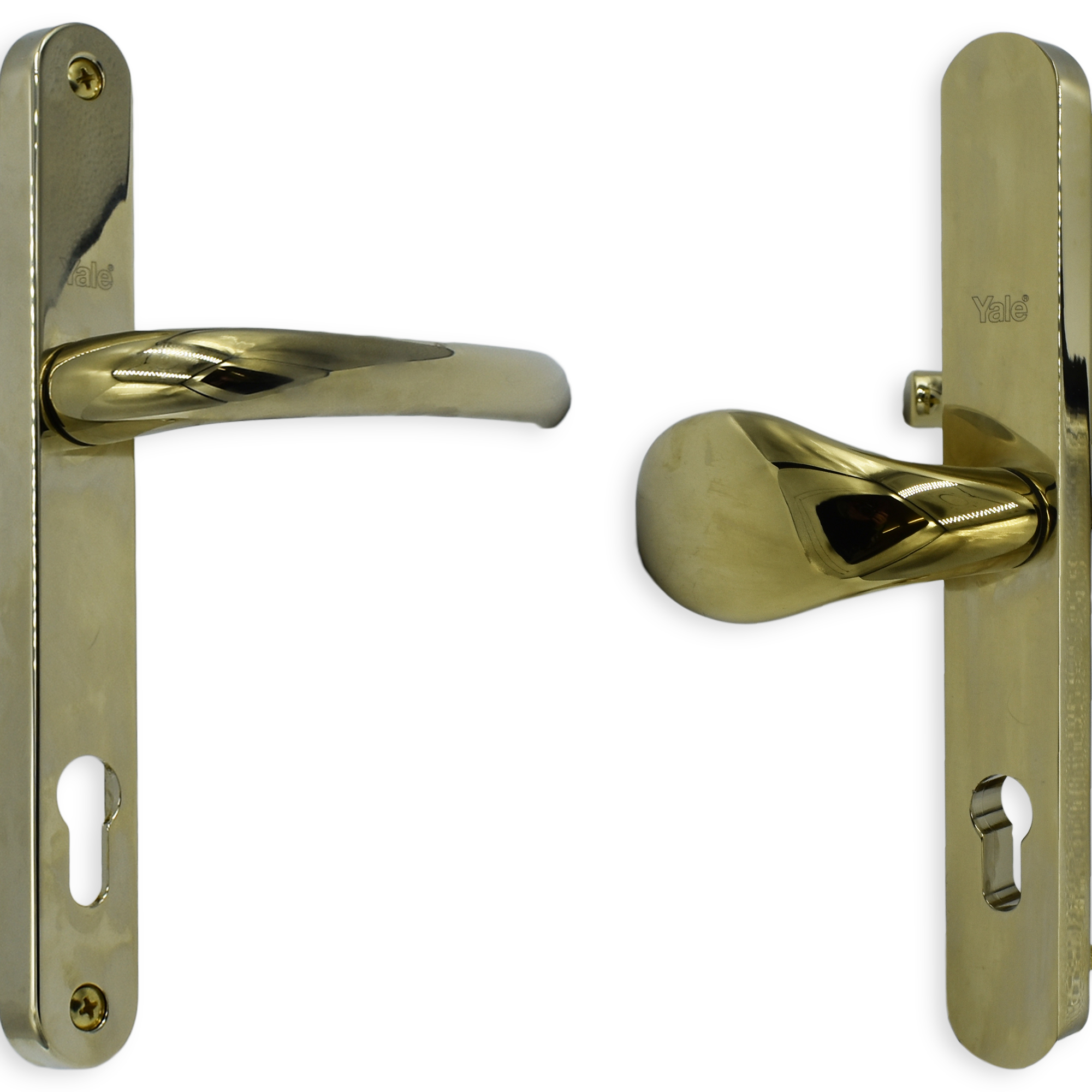 Yale Mila Match Lever Pad Offset Door Handle 92 And 70mm Pz 215mm