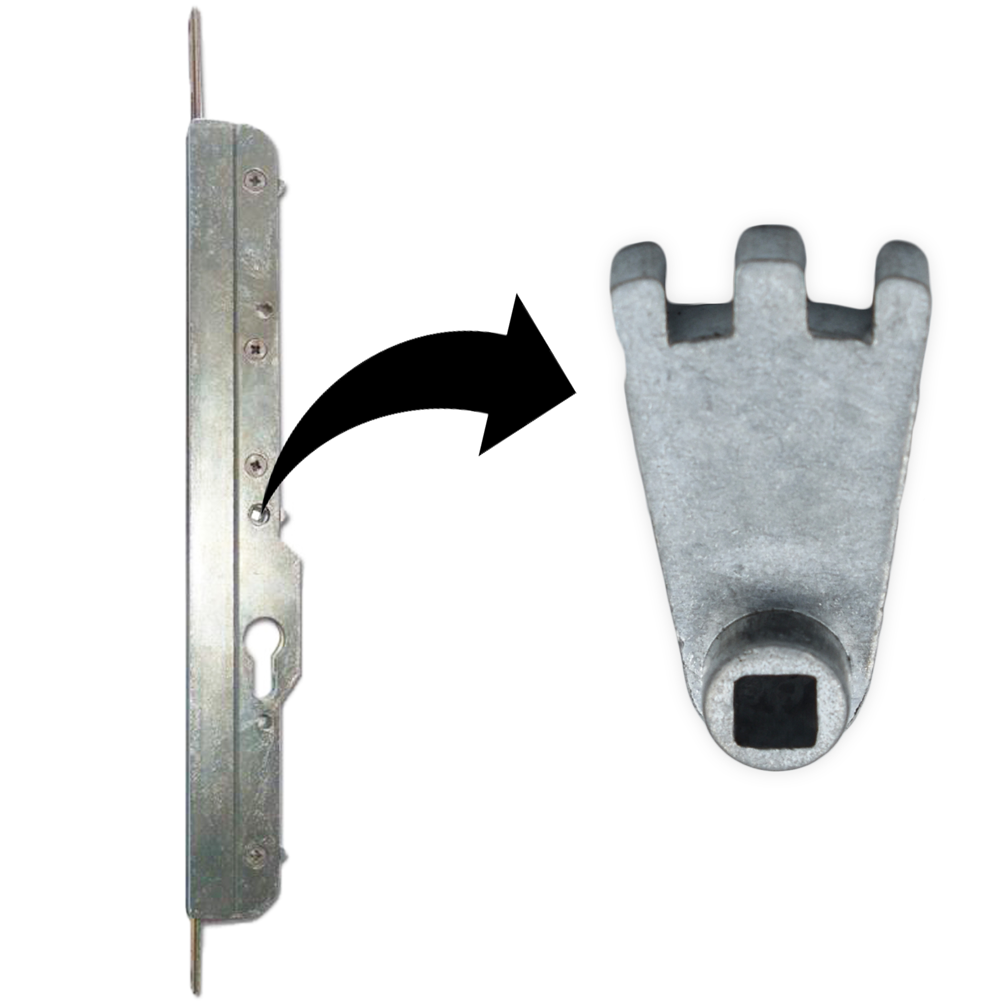 Fullex Patio Lock 2 + 2 MK1 2PT Pin on Frame 31mm 2 Point * Repair