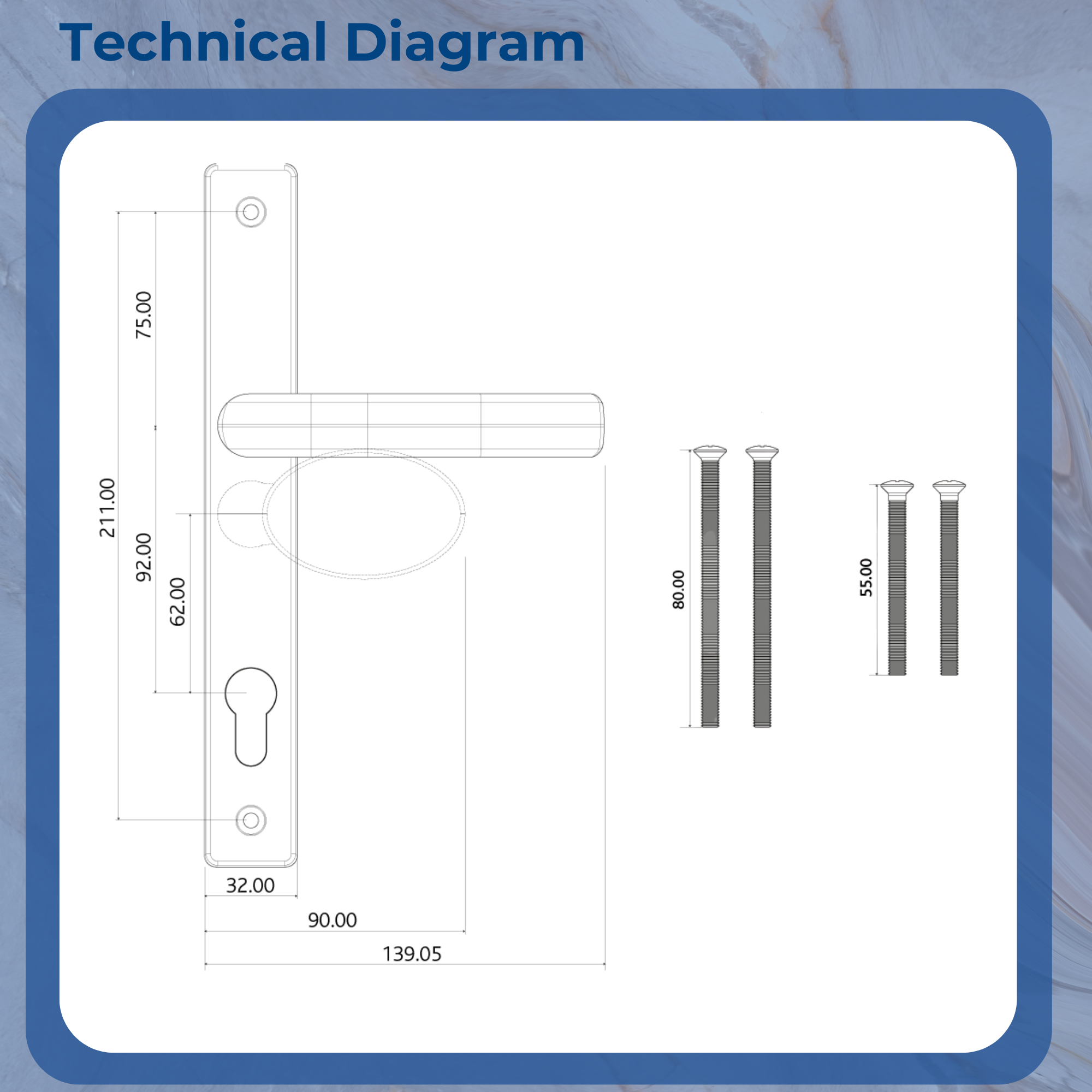 Architectural Door Handle Image 3