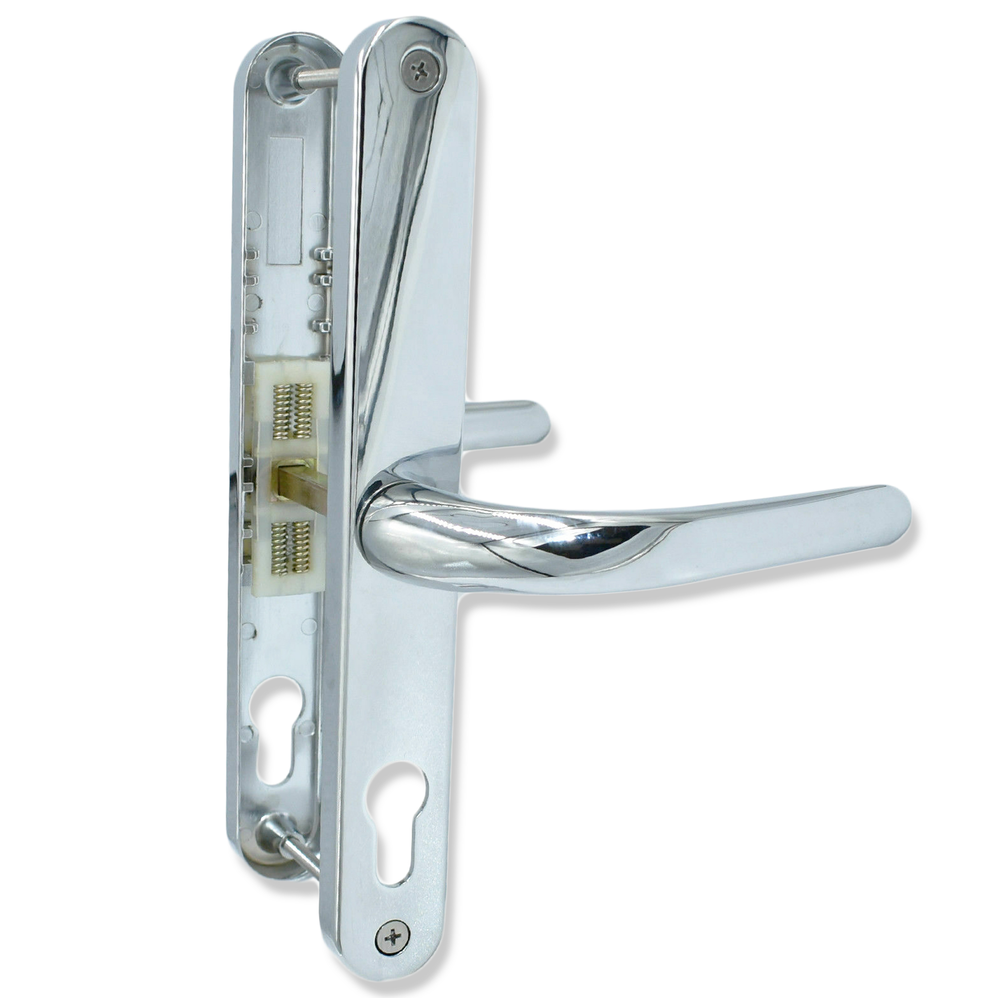 uPVC Door Handle Fullex 68pz Sprung Pair 215mm Set PVC 68mm eBay