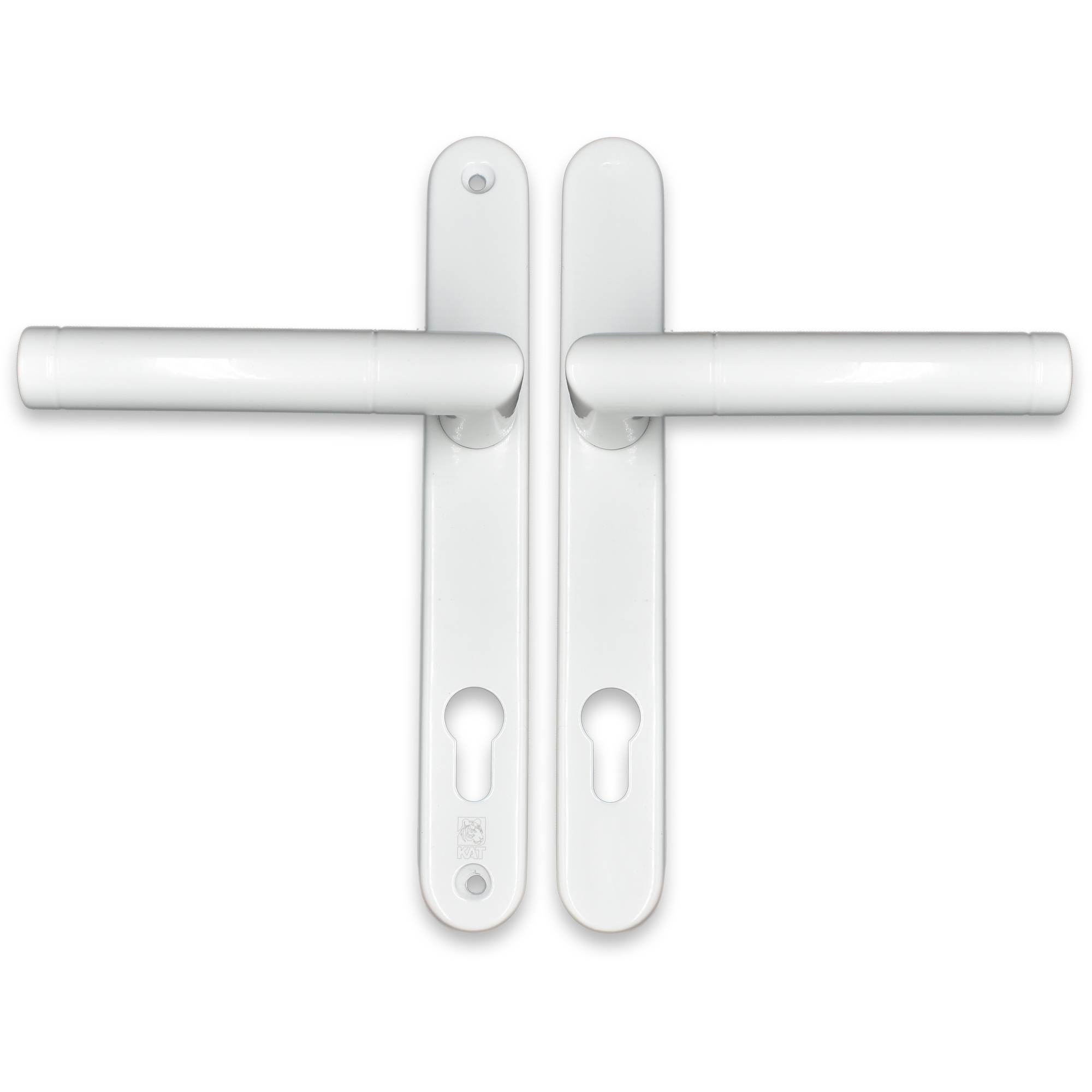 KAT uPVC Timber Composite Door Handles White 215mm Fix 92 MM PZ eBay