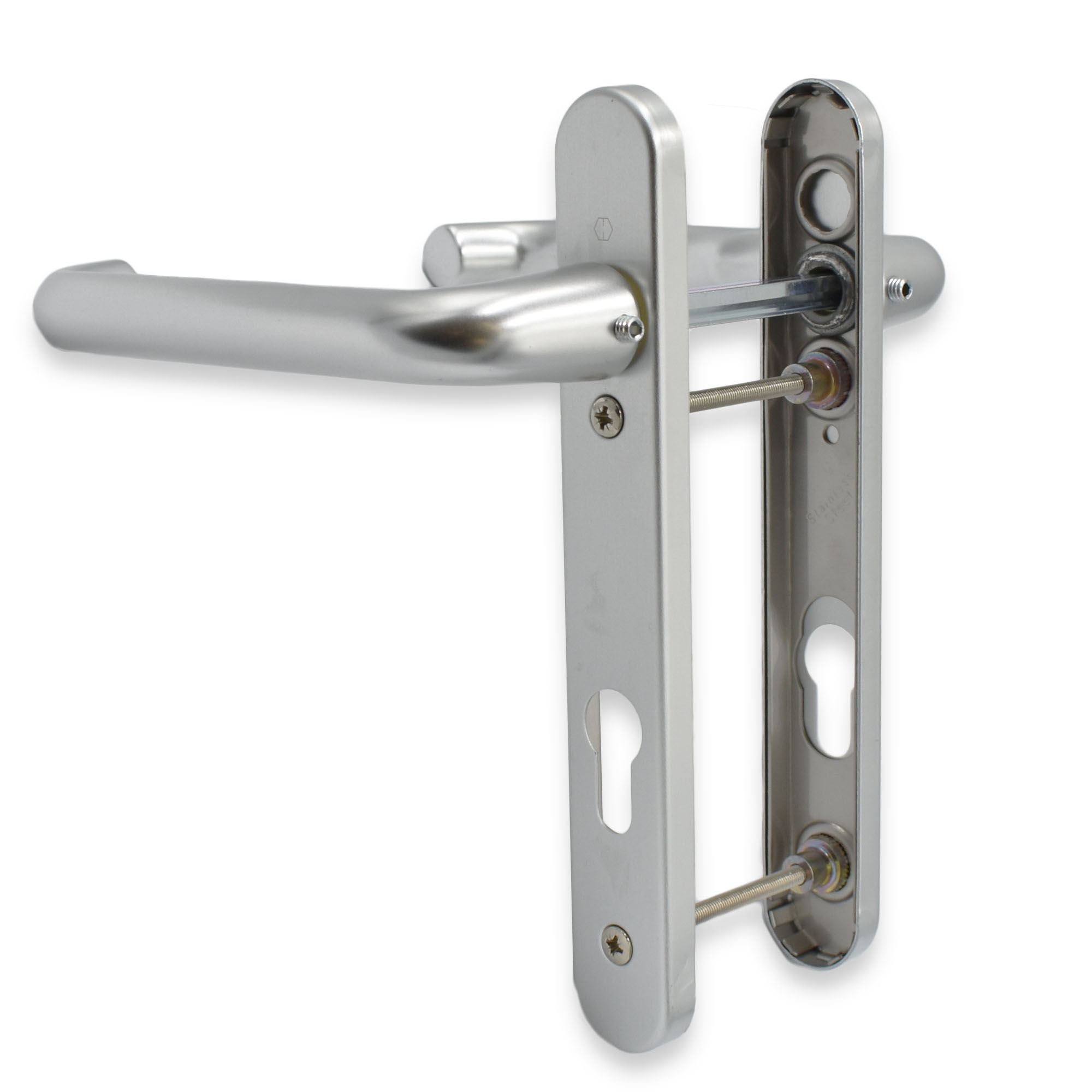 Hoppe Paris Long Lever 92pz 215mm Backplate 122mm Screws Upvc Door