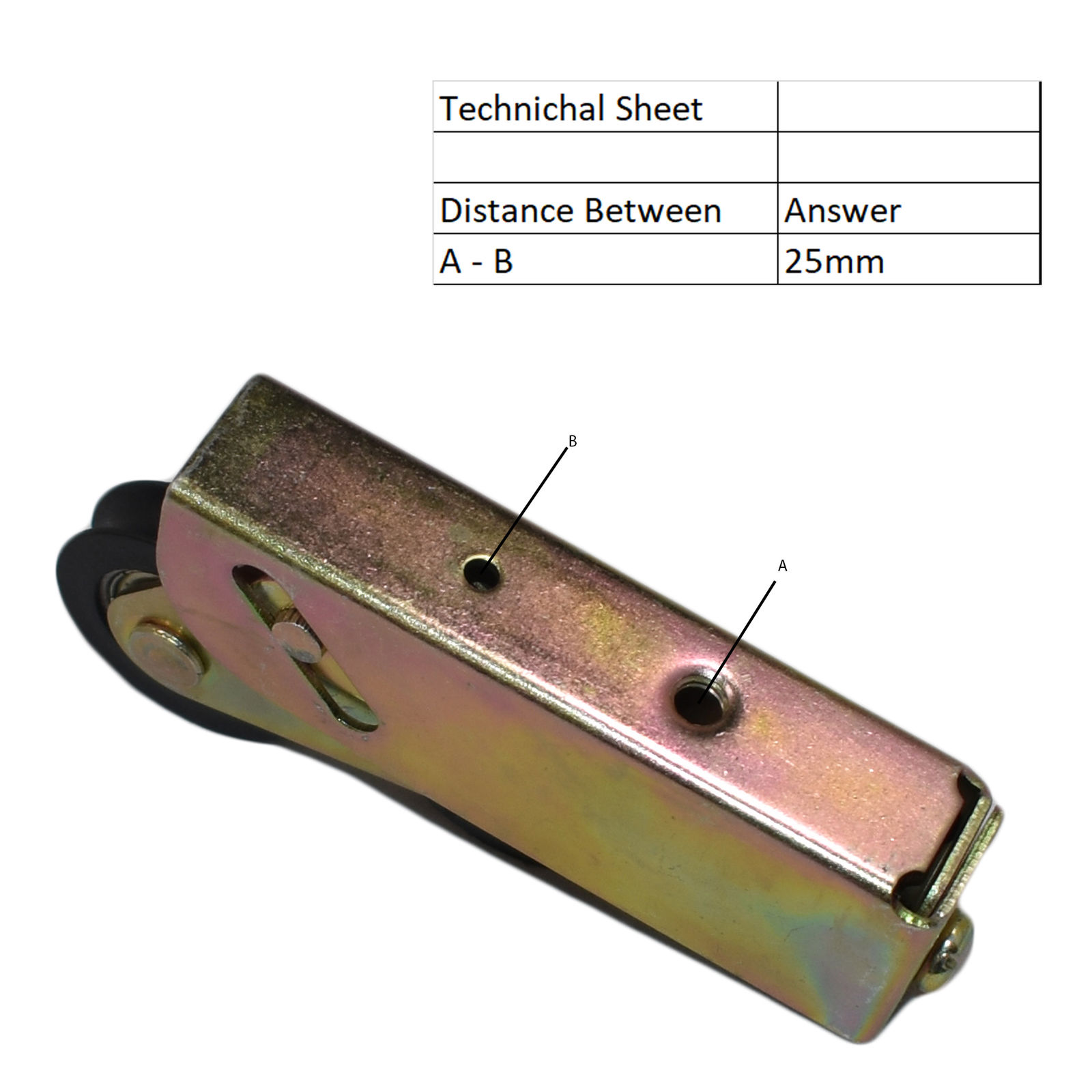 Pair of Tandem Sliding Patio Door Roller Wheels Aluminium Upvc Timber