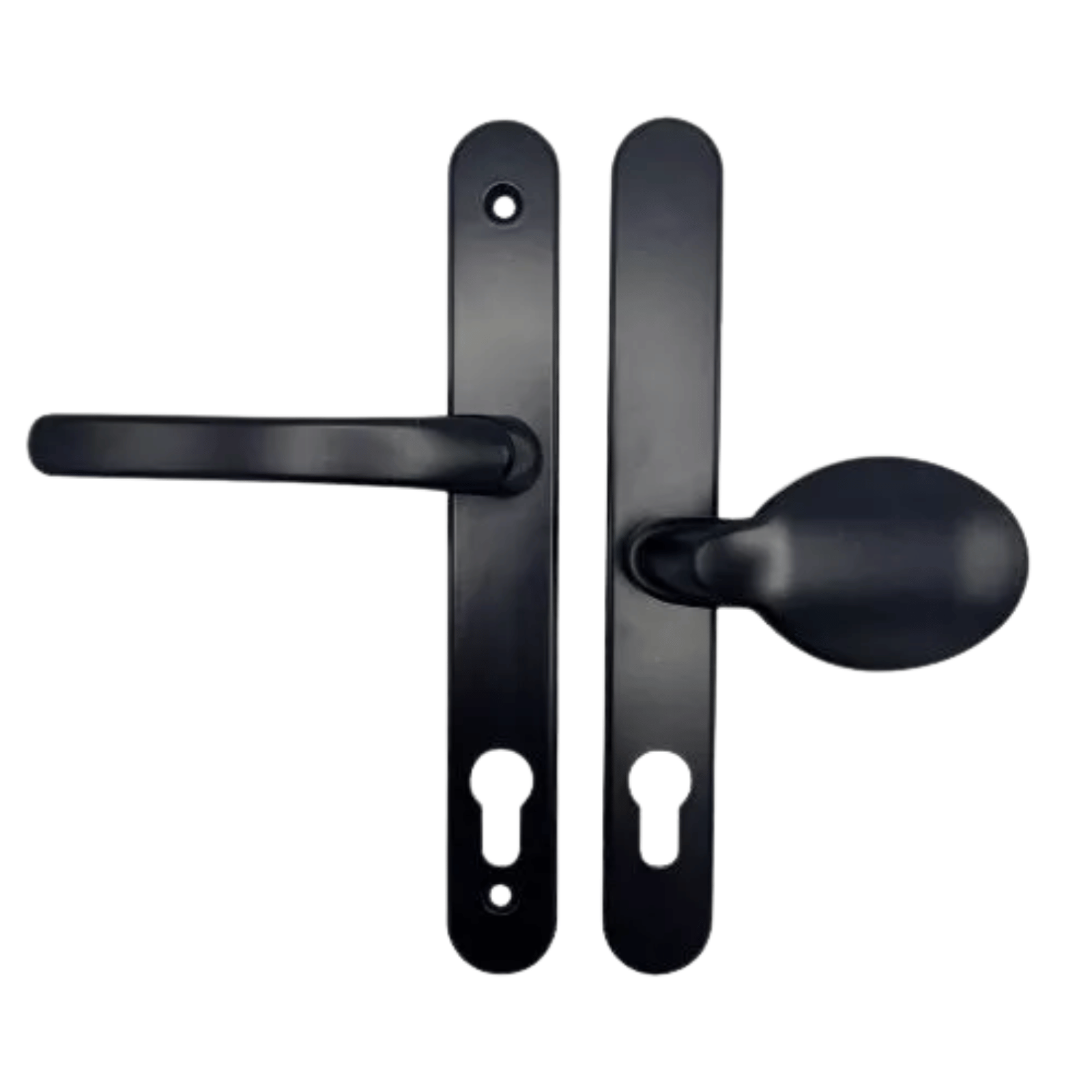 UPVC Offset Lever/Pad Multipoint Door Handle 95mm/65mm PZ 200mm Screw Centres - Picture 10 of 12