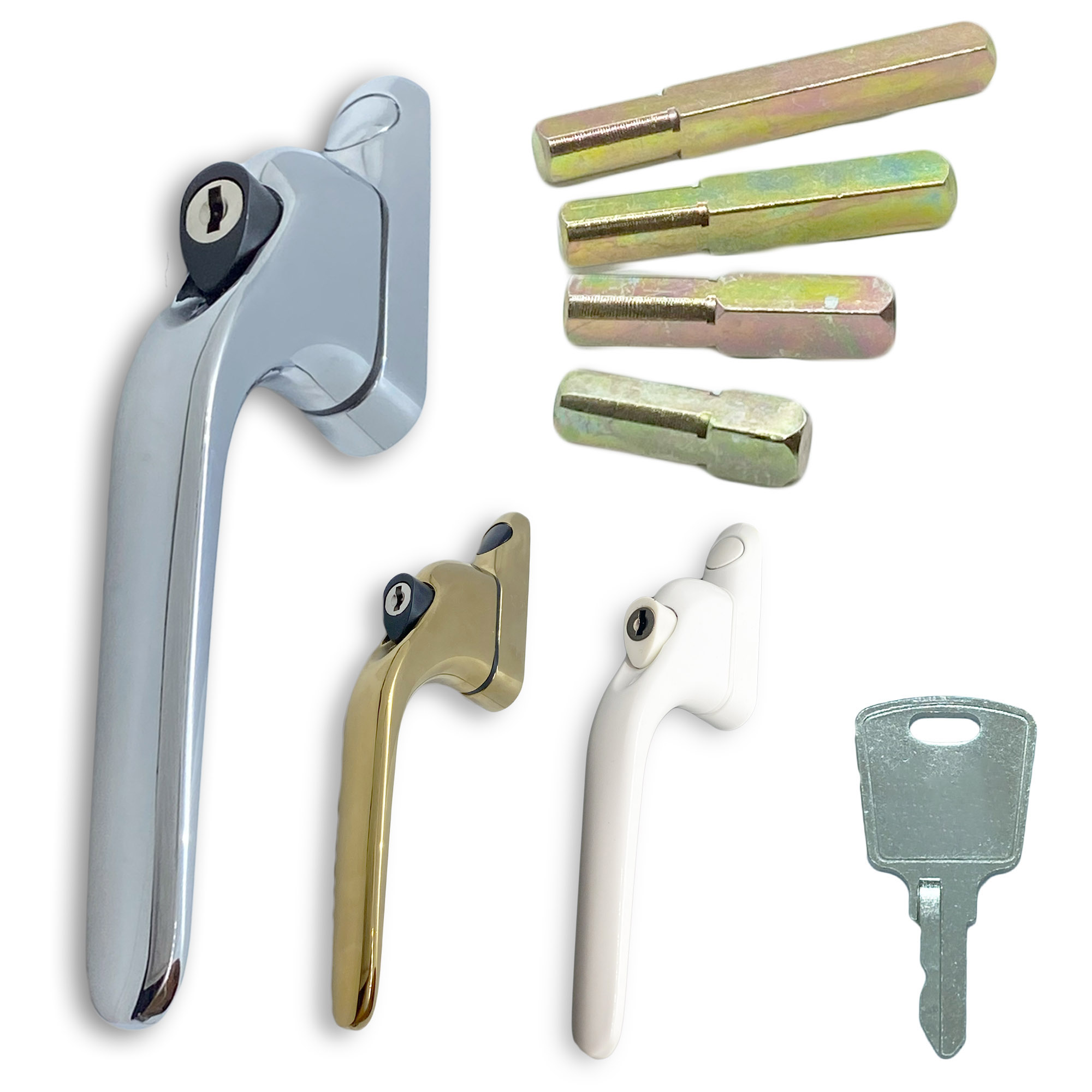 UPVC Universal Inline Window Handle Double Glazing Espag Lock Smart Spindle eBay