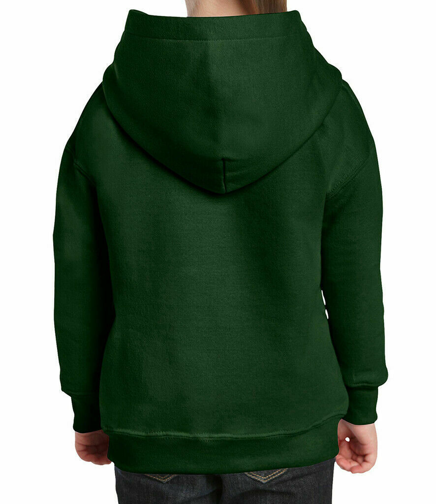 Gildan Kids Heavy Blend Hooded Sweatshirt Plain Casual Workwear Pullover Hoodie - Picture 44 of 52