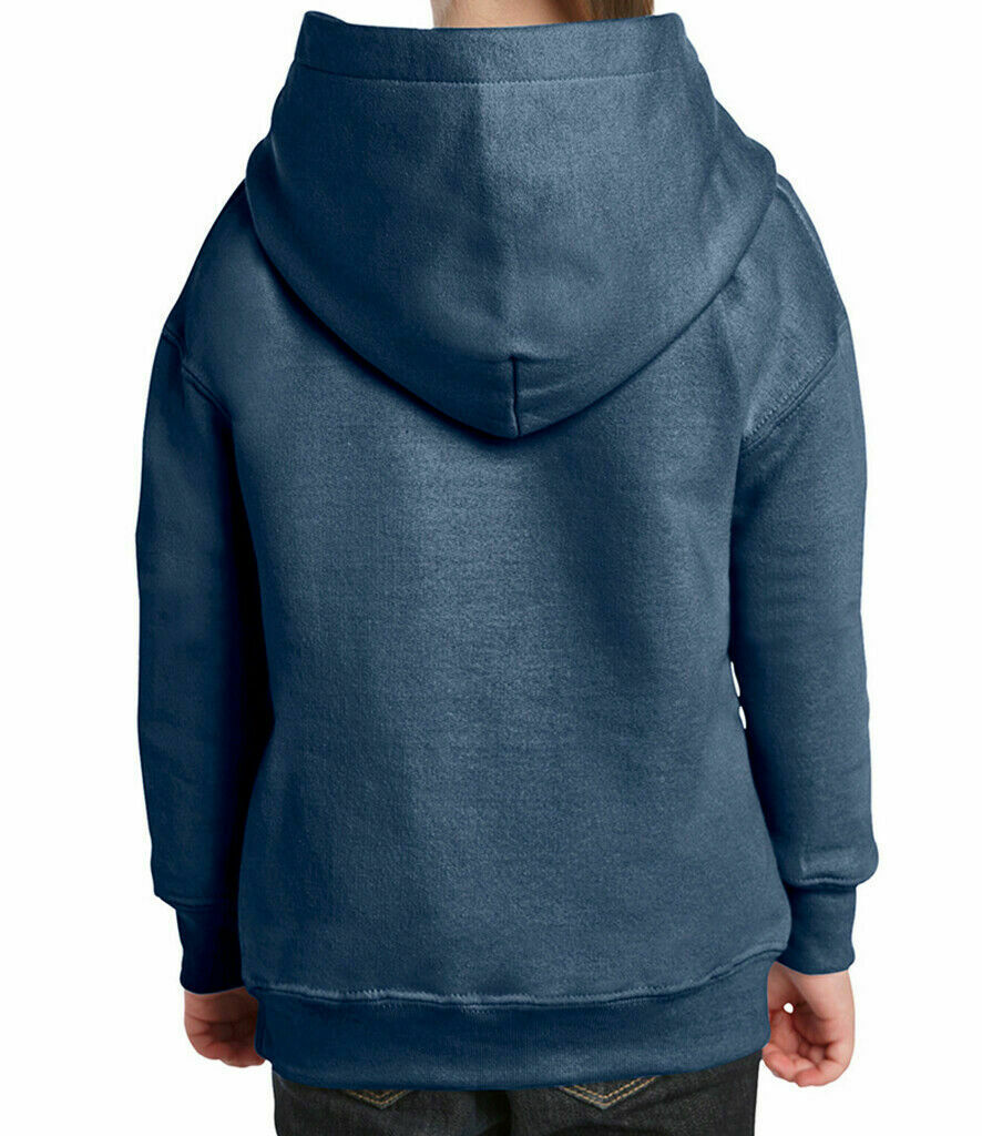 Gildan Kids Heavy Blend Hooded Sweatshirt Plain Casual Workwear Pullover Hoodie - Picture 46 of 52