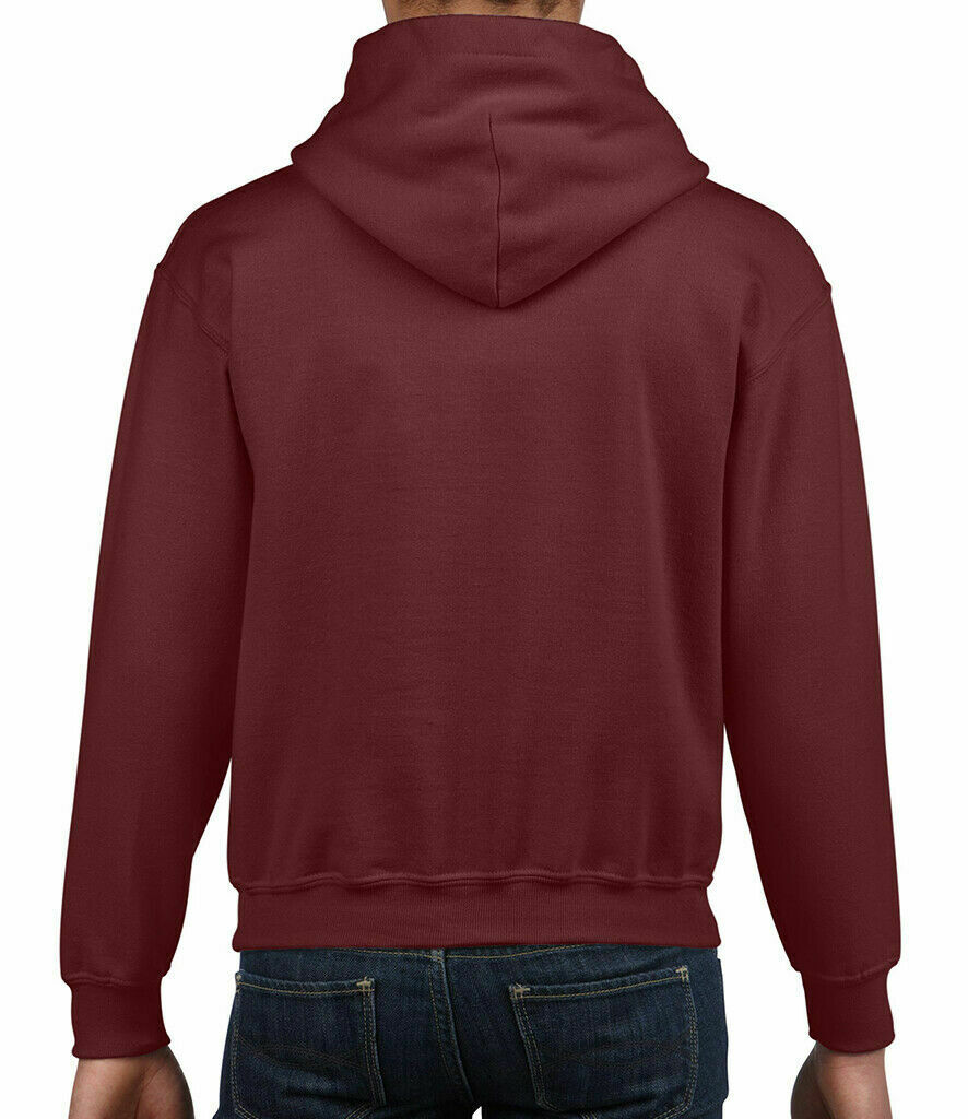 Gildan Kids Heavy Blend Hooded Sweatshirt Plain Casual Workwear Pullover Hoodie - Picture 16 of 52