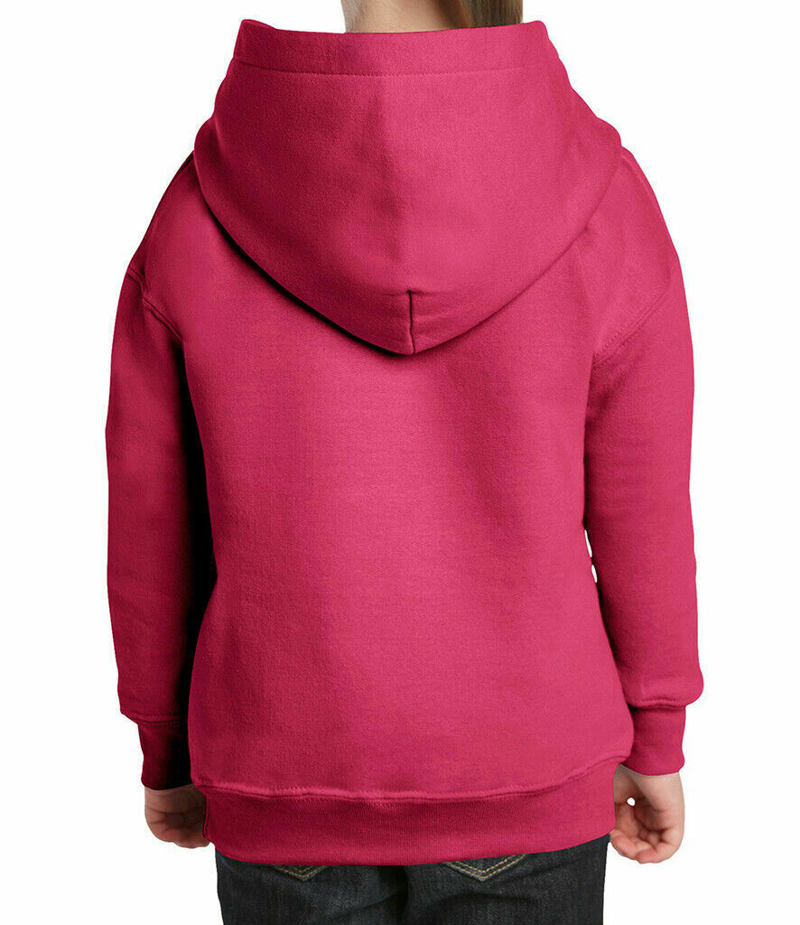 Gildan Kids Heavy Blend Hooded Sweatshirt Plain Casual Workwear Pullover Hoodie - Picture 34 of 52