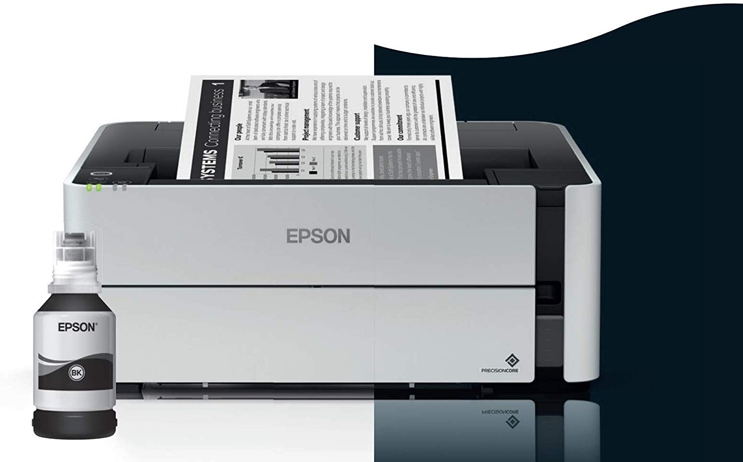 Epson EcoTank ETM1170 Mono Inkjet WiFi Printer with Reﬁllable Ink