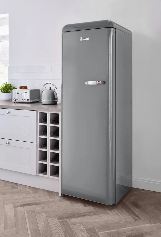 retro tall freezer