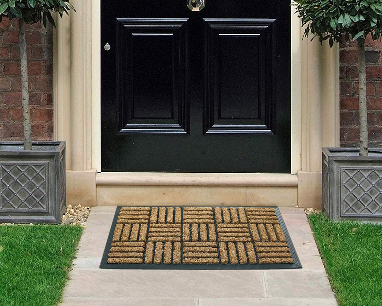 Coco & Coir NonSlip Backing Tuffscrape Outdoor Door Mat 40cm W x 60cm