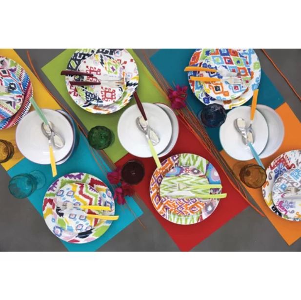 yeah67886/ beb/é Kid vajilla de mesa de goma suave ventosa Mat antideslizante naranja