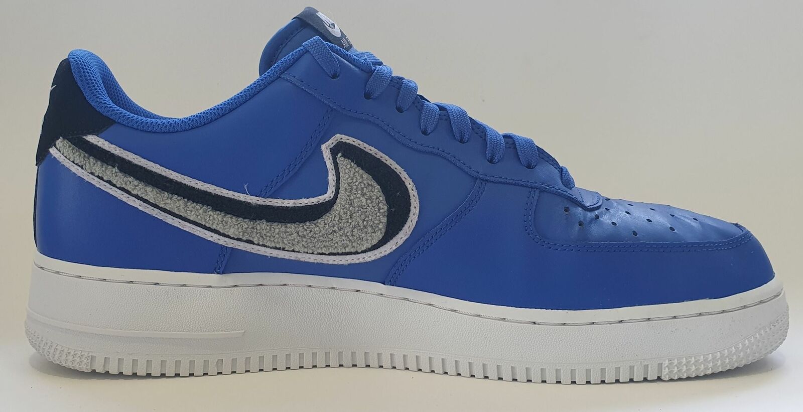 air force 1 chenille swoosh blue