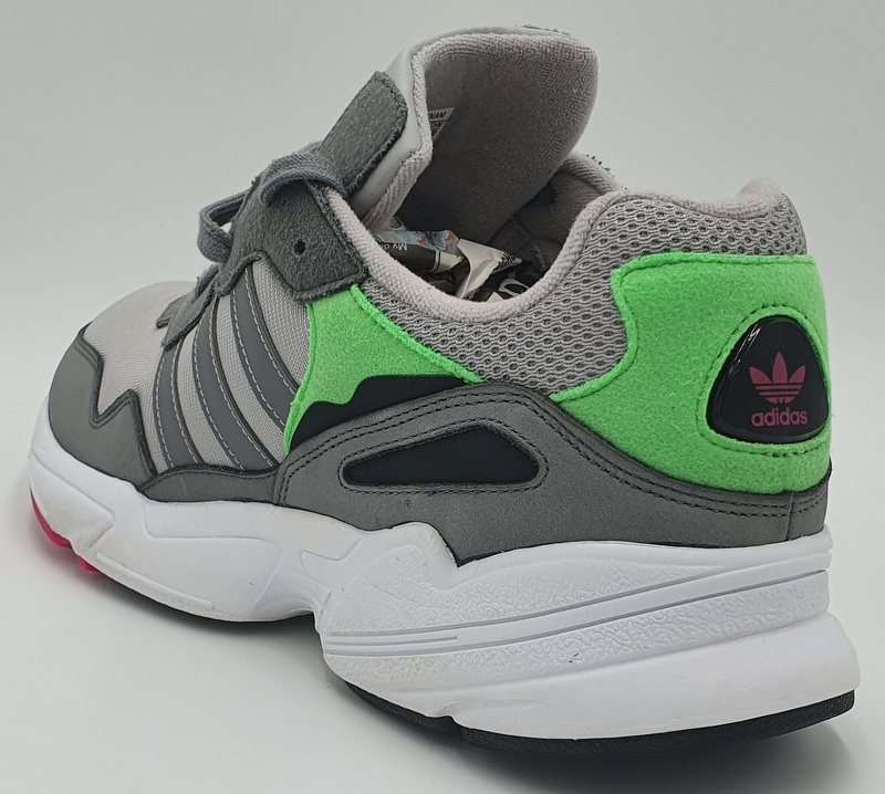 Adidas Originals Yung 96 Textile/Suede Trainers F35020 Grey/Green UK9.5/US10/E44
