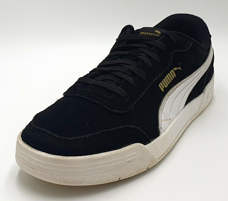 Puma Caracal Low Suede Trainers 370304-01 Black/White UK10/US11/EU44.5