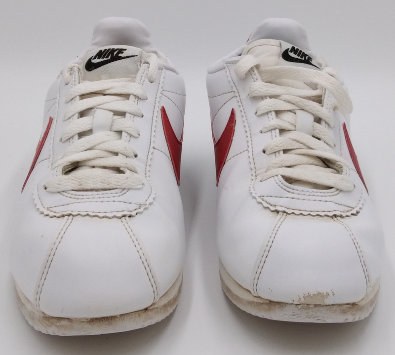 Nike Classic Cortez Leather Trainers White/Red/Blue 807471 103 UK5.5 ...
