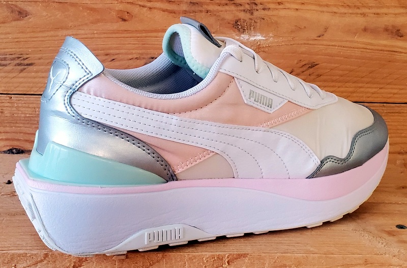 Puma Cruise Rider Low Textile Trainers UK6.5/US9/EU40 380500-03 White/Pink