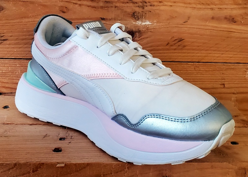 Puma Cruise Rider Low Textile Trainers UK6.5/US9/EU40 380500-03 White/Pink