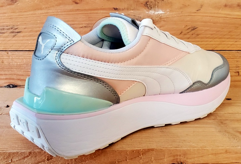 Puma Cruise Rider Low Textile Trainers UK6.5/US9/EU40 380500-03 White/Pink