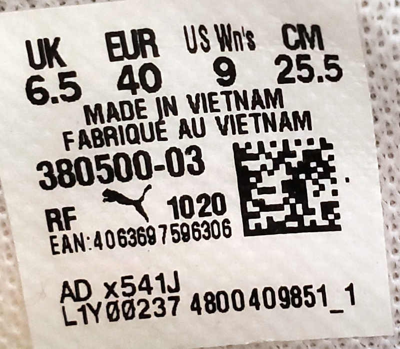 Puma Cruise Rider Low Textile Trainers UK6.5/US9/EU40 380500-03 White/Pink