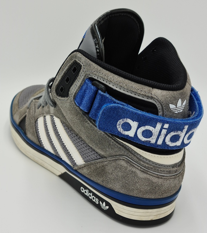 Adidas Space Diver Mid Suede Trainers Q33766 Grey/White