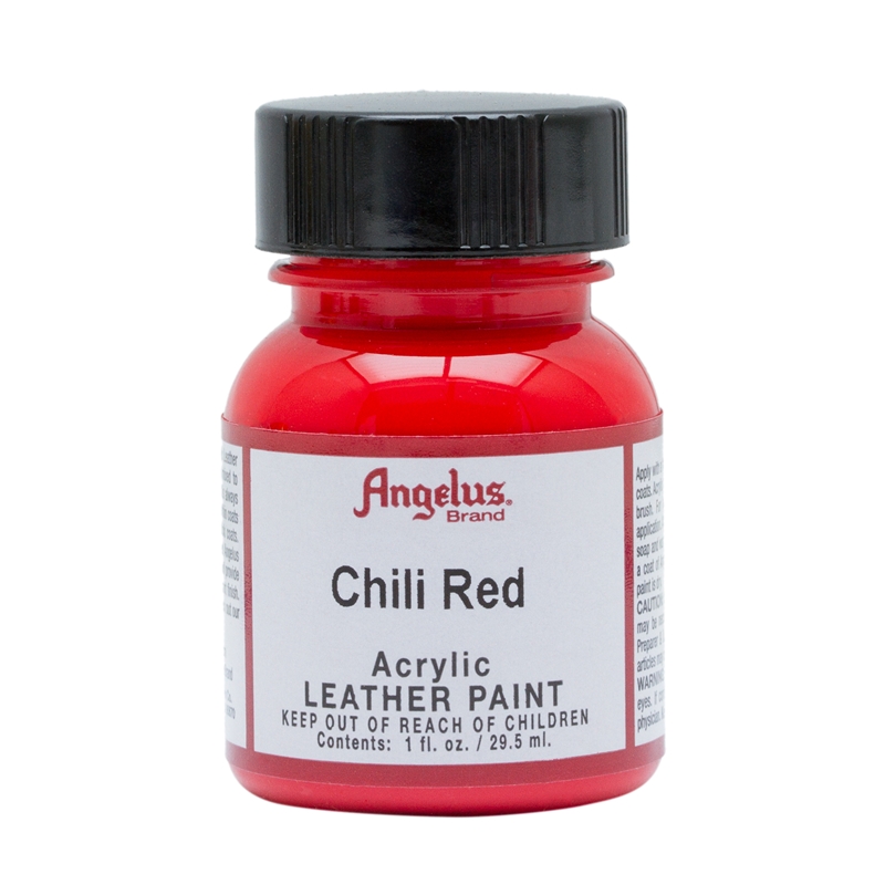 Angelus Acrylic Leather Paint Chili Red 1fl oz / 30ml Custom Sneakers