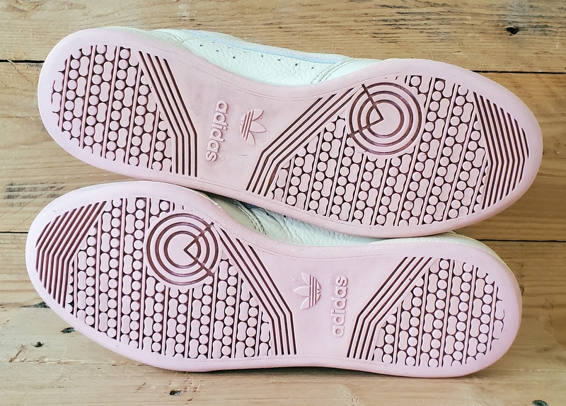 Adidas Continental 80 Low Leather Trainers UK6.5/US8/EU40 G27726 Ecru Tint