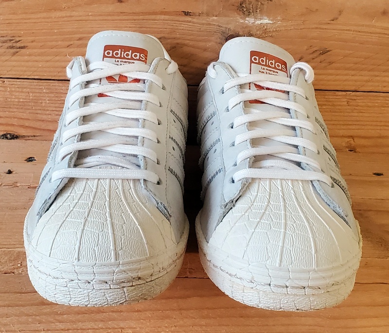 Adidas Superstar Low Leather Trainers UK5.5/US7/EU38.5 BB2715 Grey/White